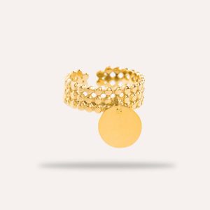 Safia | Triple ring breloque