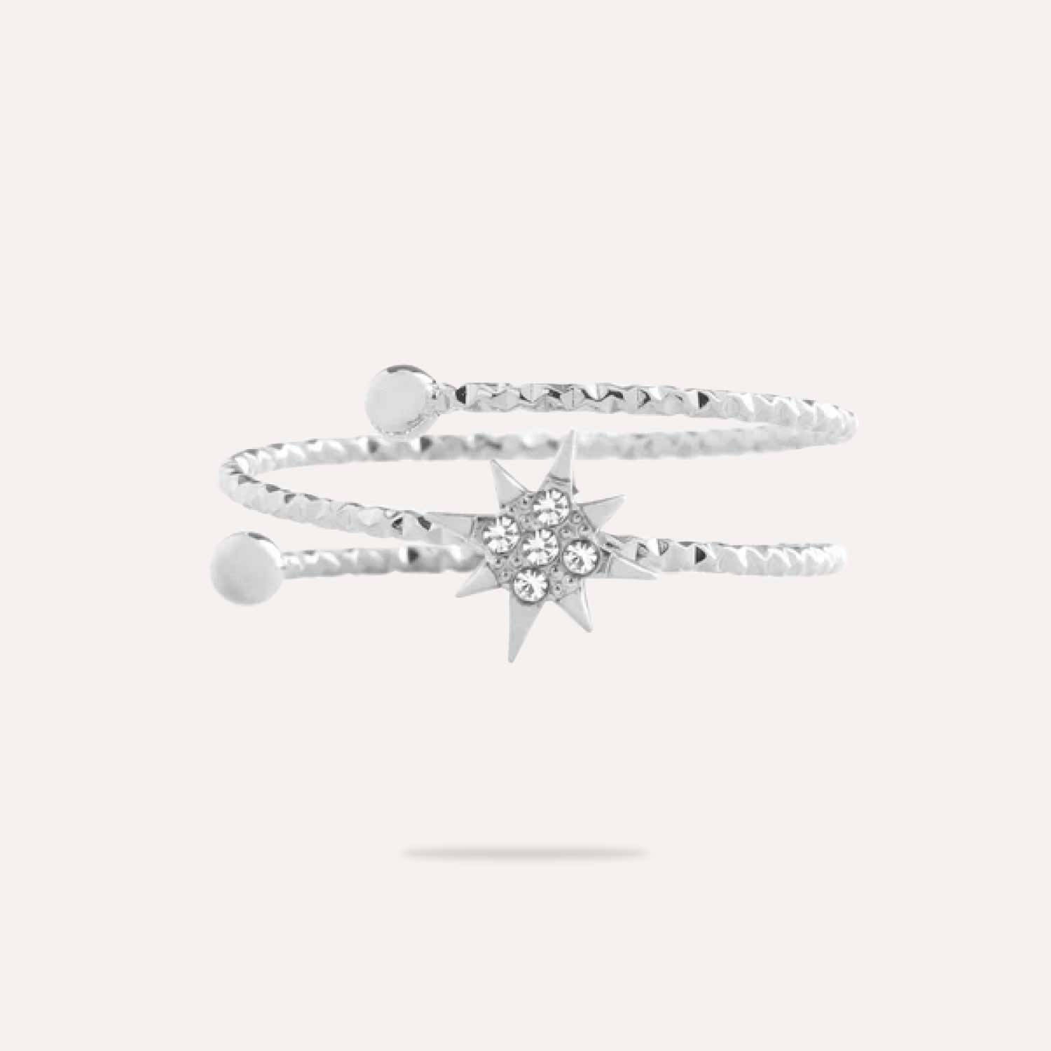 double-bague-argente-en-acier-inoxydable-avec-etoile-au-centre-ajustable-a-toutes-les-tailles-de-doigts