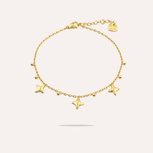 Mélia | Bracelet breloque étoiles